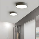 Set of 2 Circular LED Bedroom Low Ceiling Light