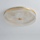 Light Luxury Crystal Copper Ceiling Lamp