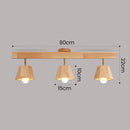Simple Wood Track Lighting Living Room Track Light Ceiling