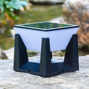 Simple  Solar Power Black Outdoor LED Wall/Floor Lights
