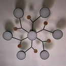 Green chandelier ceiling light living room led ceiling lights