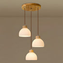 Creative Bowl-shaped Glass Bedroom Pendant Lamp Fixtures