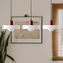 3 Heads Modern Art Decor Simple Glass Pendant Light