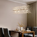 Nordic Luxury Crystal Dining Pendant Light for Kitchen Island