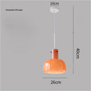 Minimalism Glass Flower Shape Pendant Light