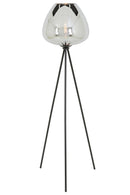 Floor lamp tripod 42x146 cm MAYSON smoked glass+matt black