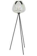 Floor lamp tripod 42x146 cm MAYSON smoked glass+matt black