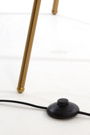 Floor lamp tripod 42x146 cm MAYSON glass gold-clear+gold