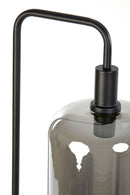 Floor lamp 35,5x28x155 cm LEKAR black+smoked glass high