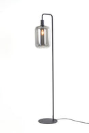 Floor lamp 35,5x28x155 cm LEKAR black+smoked glass high
