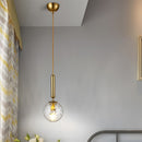 Modern Glass Pendant Light, Kitchen Dining Room Hanging Lampshade