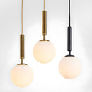 Modern Glass Pendant Light, Kitchen Dining Room Hanging Lampshade