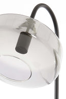 Floor lamp 45x29,5x160 cm SOLNA matt black+smoked glass