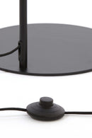 Floor lamp 45x29,5x160 cm SOLNA matt black+smoked glass