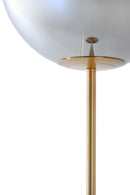 Floor lamp 30x160 cm MEDINA glass smoke+gold