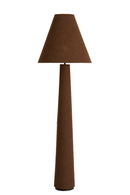 Floor lamp 50x168 cm DEVIA bouclé brown