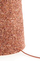 Floor lamp 38x180 cm MICKY bouclé burgundy