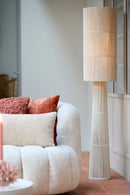 Floor lamp 30x160 cm MICHIEL chenille cream