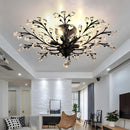 K9 Clear Crystal Chandelier Ceiling Light for Living Room