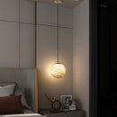 Creative Planet Glass Pendant Light For Bedroom