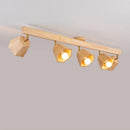 Simple Wood Track Lighting Living Room Track Light Ceiling