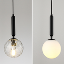 Nordic Simple Glass Bedside Pendant Light