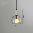 Nordic Simple Glass Pendant Light