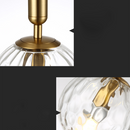 Nordic Simple Glass Bedside Pendant Light