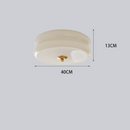 Art Deco Simple Cream Cake Ceiling Light