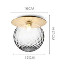 Modern Hallway Glass Ceiling Lights