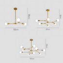 Elegant Iron Craft Living Room Flush Mount Ceiling Light