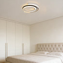Minimalist black round flush ceiling lights for Living room Bedroom Hallway