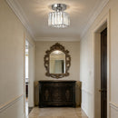 Semi Flush Mount Ceiling Lights, Modern Crystal Hallway Ceiling Lamp