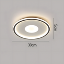 Refined Minimal Decor Iron LED Ceiling Lights For Living Room