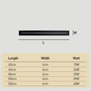 Simplicity Long Strip Led Wall Lights