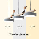 Modern Macaron LED Pendant Light With Cartoon Figures for Dining Area