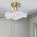 Vintage Flowers Glass Kitchen Ceiling Lighting