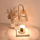 Contemporary Nordic Brown Glass Bedroom Mini Warming Candle Lamp