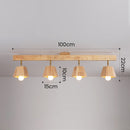 Simple Wood Track Lighting Living Room Track Light Ceiling