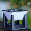 Simple  Solar Power Black Outdoor LED Wall/Floor Lights