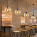 Modern Globe Pendant Light Sphere Glass For Living Room Kitchen