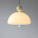 Modern Red Glass Simple Pendant Light For Living Room