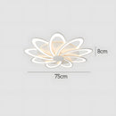 Modern Design Flower Shape White Bedroom Ceiling Light