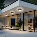 Outdoor Close to Ceiling LED Ceiling Lamp Waterproof in Black