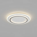 Simplistic Creative White Metal LED Bedroom Ceiling Light