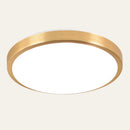 Gold Minimalist Aluminum Round LED Ceiling Lights For Living Room