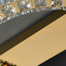 Modern Luxury K9 Crystal Ceiling Lights LED Gold Flush Mount Light Fixtures
