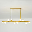 Nordic Glass Ceiling Bar Lights For Kitchen