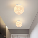 Modern White Moon Ceiling Lighting For Bedroom