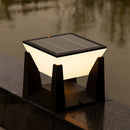 Simple  Solar Power Black Outdoor LED Wall/Floor Lights